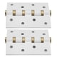 thumbnail image 4 of Bisagra de puerta de acero inoxidable de 4 pulgadas y 3mm, silenciador de hojas sueltas, bisagras amortiguadoras, rodamiento silencioso para puertas de madera, 4 of 11