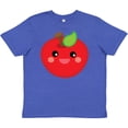 thumbnail image 3 of Inktastic Smiling Apple Youth T-Shirt, 3 of 5