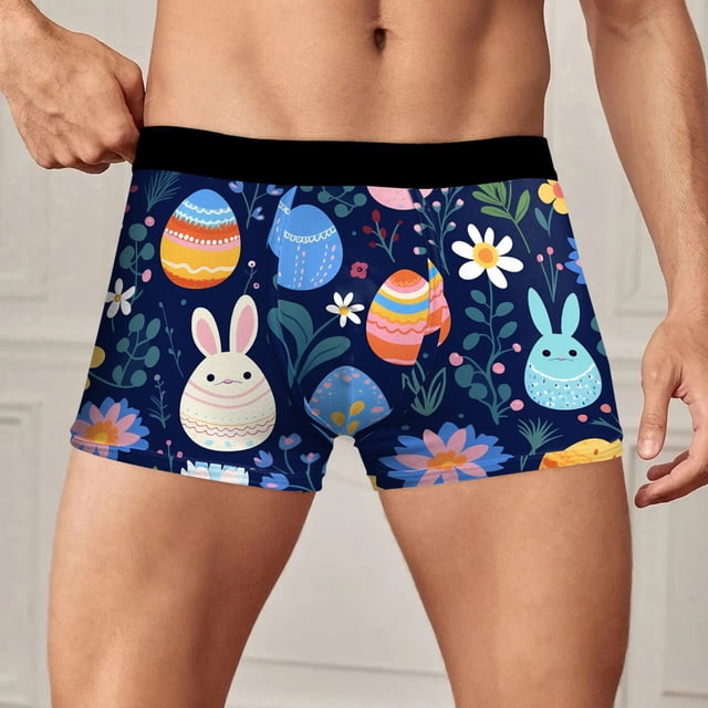 Ropa Interior Para Hombre, Transpirable, Tendencia Novedosa, Ropa Interior Con Estampado Digital 3D, 546