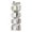 4-Tier, variant on 3/4/5 Tier Rotating Bookshelf Tower, Study Spinning Bookshelf for Small Space, 360° Display Revolving Bookcase Lazy Susan, Freestanding Vertical Corner Book Shelf for Bedroom, Living Room, White