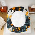 thumbnail image 4 of Manfei Cartoon Skull Fitted Sheet Queen,Fall Turkey Print Halloween Bedding,3pcs,1 Fitted Sheet and 2 Pillowcases, 4 of 6