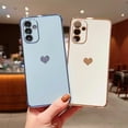 thumbnail image 5 of Compatible with Samsung Galaxy A14 5G Case,Love Heart Pattern Electroplated Design Soft TPU Shockproof Protective Phone Case Full Camera Lens Protection Cover for Samsung Galaxy A14 5G-White, 5 of 7