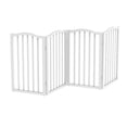 thumbnail image 5 of PETMAKER 4-Panel Indoor Foldable Pet Gate for Stairs or Doorways (White), 5 of 8