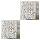 thumbnail image 3 of Billuyoard Juegos de cortinas de ducha impermeables azules con flores de color agua Fuerte efecto drapeado Beige YL456-4 a prueba de moho 180cm * YL456-4 180 cm * 180 cm 2Conjunto, 3 of 6