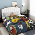 Cartoon Splic The Nightmare Before Christmas Blanket for Couch Bed