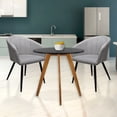 thumbnail image 3 of Set de 2 Sillas para comedor Mundo In Burgos Madera Solida Tapizada Base Metalica Plata, 3 of 8