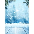 thumbnail image 2 of GreenDecor Blue Photography Backdrops Winter Frozen Snow Background for Photo Studio Natural Snowflake Backdrop 5x7ft, 2 of 4
