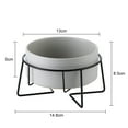 thumbnail image 4 of Pet Bowl Ceramic Neck Protection Spill-proof Cat Bowl Cat Water Bowl with Stand, 4 of 8