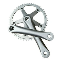 ROCKROK Aluminum Alloy Bicycles Crankset Set 165mm 48T Crankset for Single Speed Bike