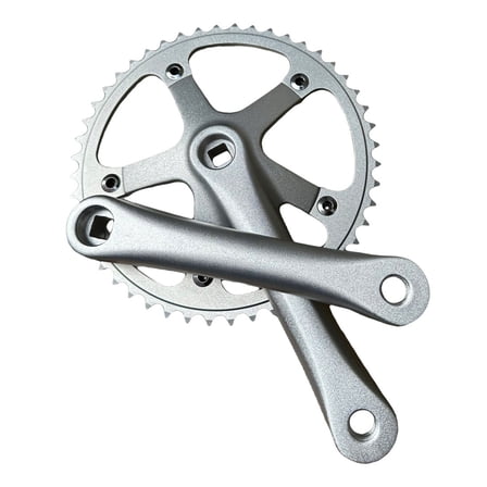 ROCKROK Aluminum Alloy Bicycles Crankset Set 165mm 48T Crankset for Single Speed Bike