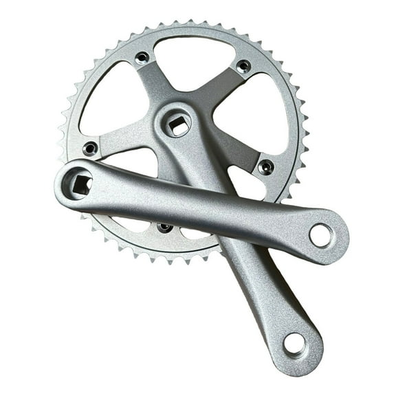 Necvior Aluminum Alloy Mountain Bike Crank Round Chainring and Crank Road Bikes 165mm