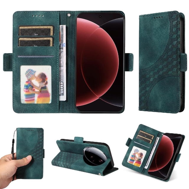 Funda GANGXUN para Xiaomi 15 Ultra con diseño acolchado elegante, cuero PU, protección total y ajuste preciso