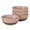 Pink, variant on Gibson Elite William Crest 4 Piece Cereal Bowl Set, 6.25” Round Stoneware Bowls, Reactive Glaze Finish, Soup, Dessert & Snack Bowls, Microwave & Dishwasher Safe - Ash White