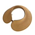 thumbnail image 4 of Sombrero tejido para mujer, de ala ancha, transpirable, duradero, informal, portátil, para playa Marrón, 4 of 6