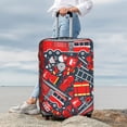 thumbnail image 4 of Uemuo Fire Sign Printed Washable Luggage Cover - Fashion Suitcase Protector Fits 18-32 Inch Luggage -Medium, 4 of 9