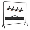 thumbnail image 1 of Soporte 2.6 * 3 metros / 8.5 * 9.8FT Soporte de soporte de fondo de estudio Sistema de soporte de fondo de fotografía de aleación de aluminio con poleas Bolsa de transporte 4 piezas Abrazaderas de fon Meterk Soporte, 1 of 7