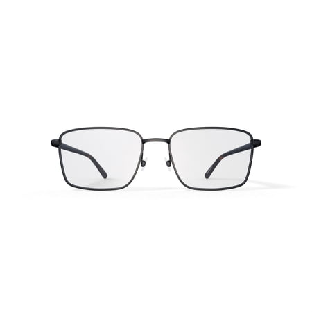 Walmart Men's Albert Rectangular Prescription Eyeglasses with Case, Gunmetal