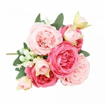 ZULAR Artificial Silk Peony Flowers Bouquet-Peonies Artificial Flowers Realistic Wedding,Valentine'S Day,Home Decor(Vase Not Included)