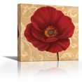 thumbnail image 1 of Poppies II - Contemporary Fine Art Giclee on Canvas Gallery Wrap - wall décor - Art painting - 35 x 35 Inch - Ready to Hang, 1 of 2