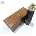 thumbnail image 5 of Brass Marine Nautical Vintage Telescope 18" Solid Telescope with Leather by NauticalMart, 5 of 6
