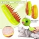 thumbnail image 3 of Cepillo Masajeador Autolimpiante para Gatos Mascotas – Recargable por USB, Elimina Nudos y Pelo Suelto, Cepillo de Aseo con Pulverizador y Masaje a Vapor, Color Verde, 3 of 6
