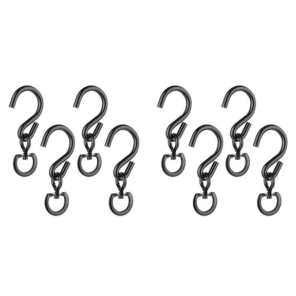 8 Pcs Swivel Plant Hanger Pots Hooks Heavy Duty Hanging Hook 360 Degrees Metal for Indoor and Outdoor