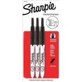 thumbnail image 1 of SanfordSharpie Marqueurs Permanents Rétractables Ultra Fins, Noir (1735793) (Lot de 3), 1 of 2