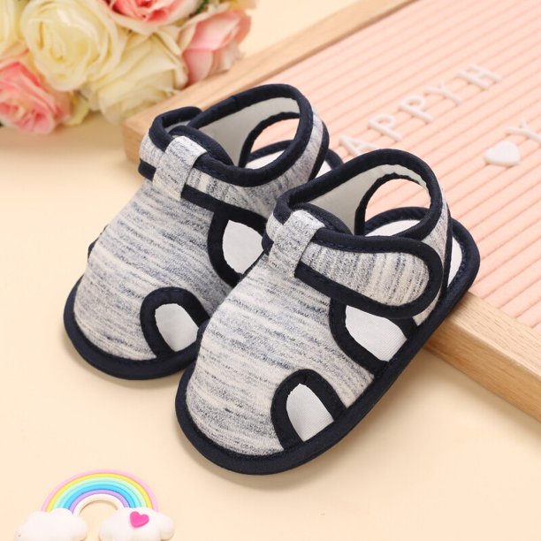 Nuevo verano 0-18 meses niños recién nacidos bebés niños niñas moda verano suave cuna zapatos primeros andadores sandalias antideslizantes zapatos suela blanda Tan Jianjun unisex