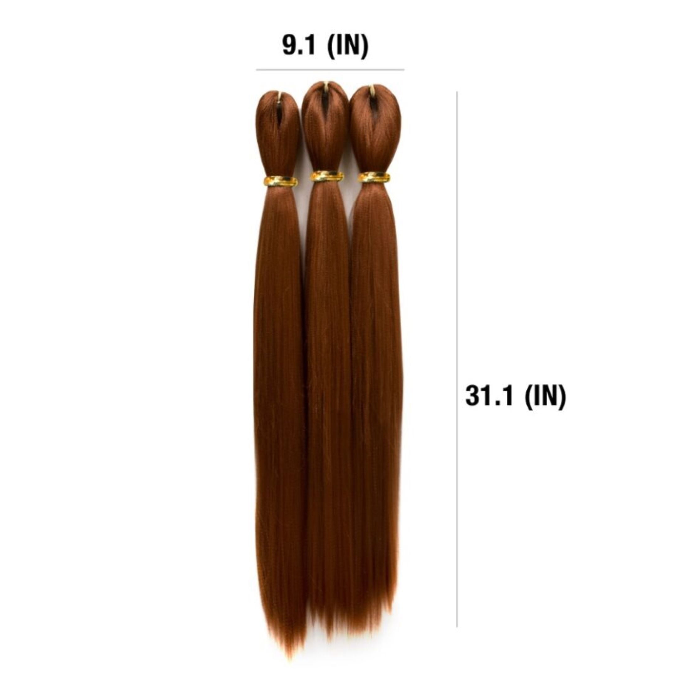 (4 pack) Darling Pre-Stretched Thrive Braid Hair 3X Pack, 52 inch, #30, Adult, Female