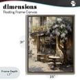 thumbnail image 4 of Stupell Industries Traditional Sunlit French Cafe Terrace Brown Floating Frame Canvas Art, 25 x 31, by Creative Studio, 4 of 8