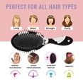 thumbnail image 7 of Black Halloween Ghost Silhouettes Hair Brush,Girls Detangling Hair Brush,Glide Through Tangles with Ease for Wet & Dry Hair,8.8"X2.8", 7 of 7