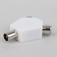 thumbnail image 3 of Cable Aerial Three-way Splitter Male To Female TV Adapter Connectors Coaxial, 3 of 6