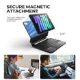thumbnail image 3 of Dexnor for iPad mini 7 (A17 Pro)/Mini 6 Case with Keyboard, Magnetic Floating Cantilever Stand with Trackpad Pencil Holder Backlit Keyboard Case for iPad mini 7th(2024)/6th (2021) Generation, Black, 3 of 7