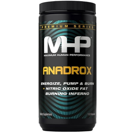 MHP Anadrox Pump & Burn, Nitric Oxide Fat Burning Inferno, 112 capsules, Powerful Energy By Maximum Human