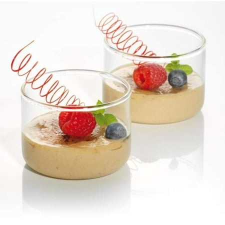 Glassware Bowls Simax Glassware Mini Glass Bowls | For Food Prep, Condiments, Desserts, Candy and More, Durable Borosilicate Glass, Oven, Microwave, Freezer and Dishwasher Safe, Set Includes Four 4.8 Ounce Dishes ()