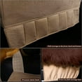 thumbnail image 5 of Winter Car Seat Cushion, Soft Furry Mat with Non-Slip Backing for Cold Weather Driving, Provides Warmth and Comfort on Vehicle Seats(Coffee), 5 of 6
