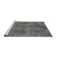 thumbnail image 2 of Ahgly Company Machine Washable Indoor Round Oriental Gray Industrial Area Rugs, 7' Round, 2 of 4