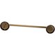 thumbnail image 5 of Toallero de baño de cobre de estilo europeo, colgador de baño montado en la pared, color antiguo, 41 cm, 5 of 5