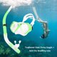 thumbnail image 2 of Snorkel Máscara de natación Buceo Scuba Set para adultos Gafas subacuáticas (Verde) Likrtyny Para estrenar, 2 of 8