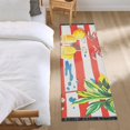 thumbnail image 3 of Yayeee Runner Rug for Bedroom 2'x6' Machine Washable Hallway Non Slip Mat, Striped Lemon, 3 of 8