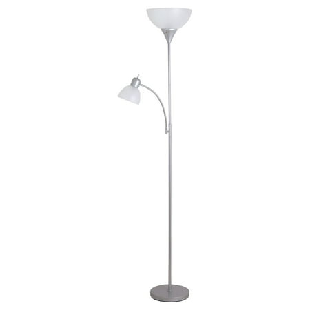 Catalina Lighting Silver Mother And Daughter Torchiere Floor Lamp Catalina Lighting Silver Mother And Daughter Torchiere Floor Lamp