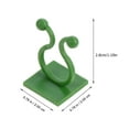 thumbnail image 5 of Sticky Fixer Hooks High Viscosity Adhesive 80Pcs 2.8X2Cm, 5 of 5