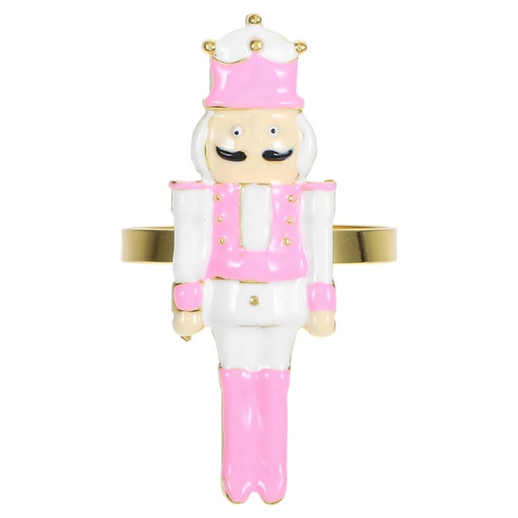 Raindrops Napkin Buckle Christmas Table Adornments Alloy Napkin Ring Cute Metal Xmas Accessory