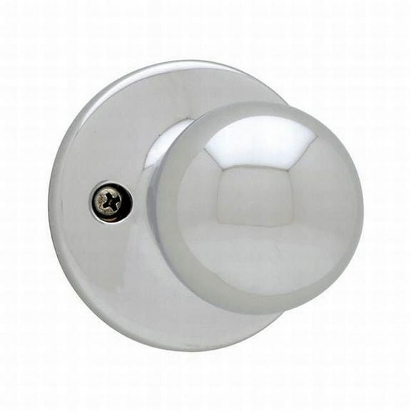Kwikset Polo Knob Half Dummy in Bright Chrome