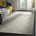 thumbnail image 2 of SAFAVIEH Blossom Emmerson Geometric Wool Area Rug, Light Beige, 6' x 6' Square, 2 of 8