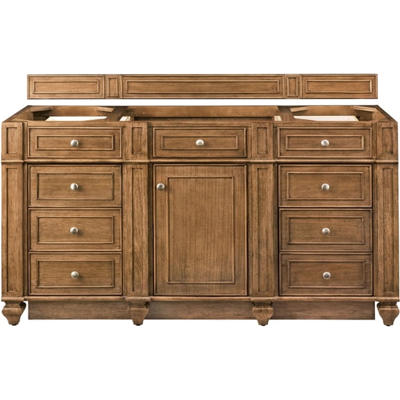James Martin Vanities 157-V60s Bristol 60" Single Basin Hardwood Vanity Cabinet Only -
