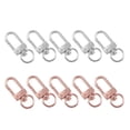 thumbnail image 5 of 5 Pcs Gold Silver for Key Chain Holder Swivel Lobster Clasp Snap Hook Jewelry Findings for Keychain Making Craft, 5 of 6