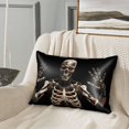 thumbnail image 2 of Rocae Cyber Skeleton With Tattoos for Satin Pillowcase 20x30 Inches for Hair and Skin,Gifts for Women Men Super Soft Pillow Covers (Pillow core not included), 2 of 7