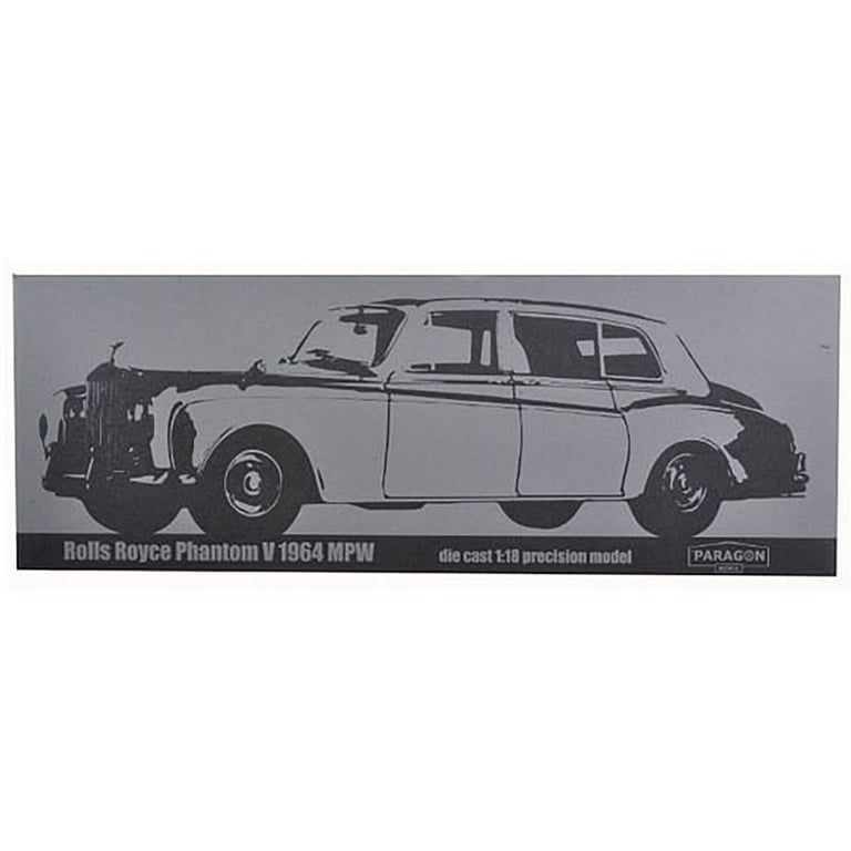 1964 Rolls Royce Phantom V MPW Gunmetal Grey LHD 1/18 Diecast