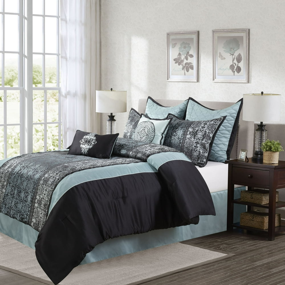 Stratford Park by Nanshing Arabesque 8Piece Bedding Comforter Set